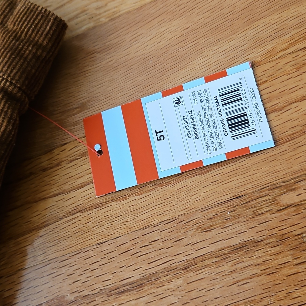 Kids Courduroy Shacket - Picture 3 of 4